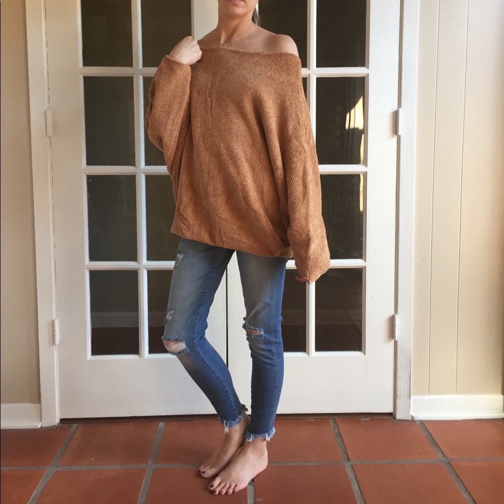 LAST ITEM▫️Caramel Chenille Dolman - Picture 4 of 8